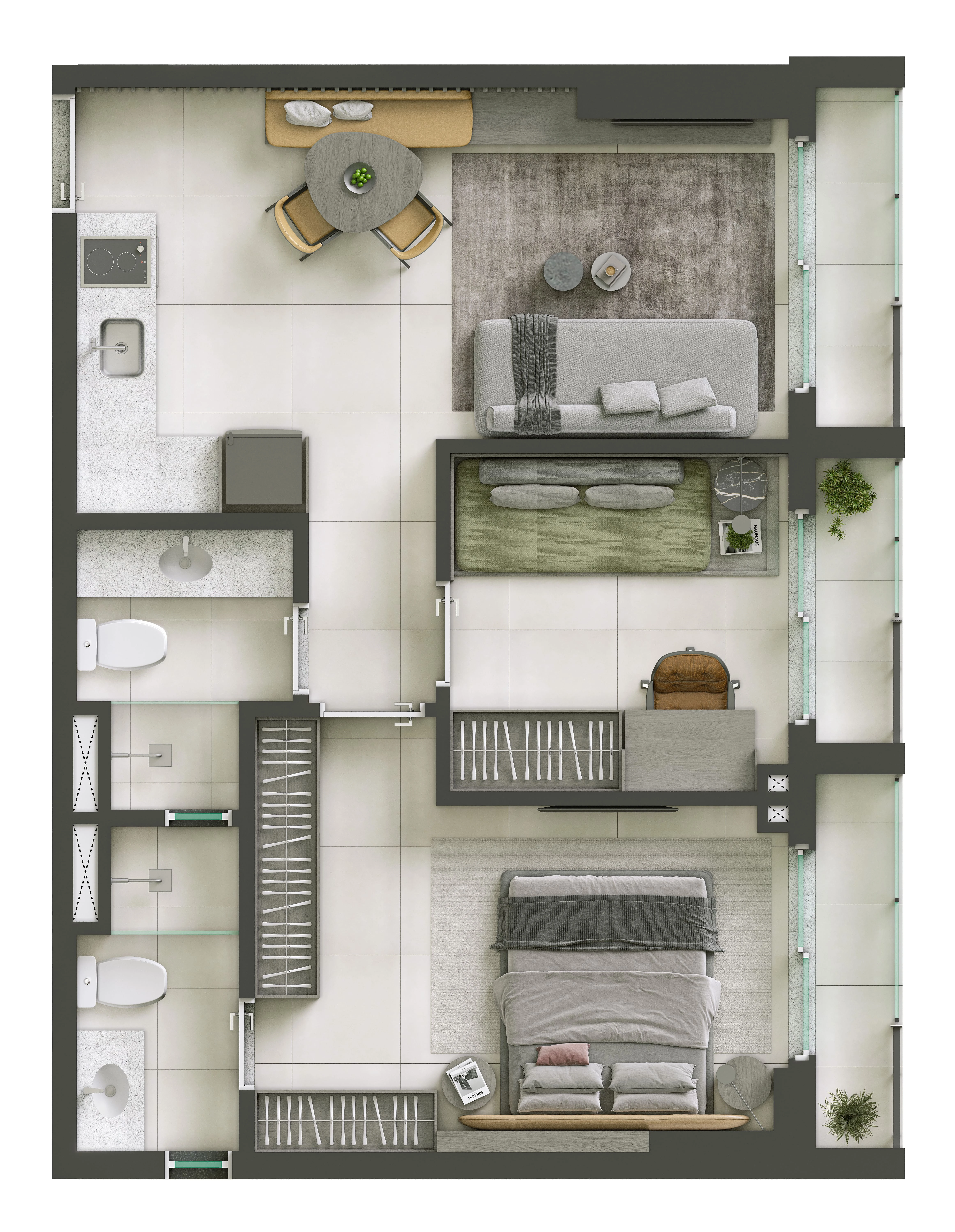 49m²