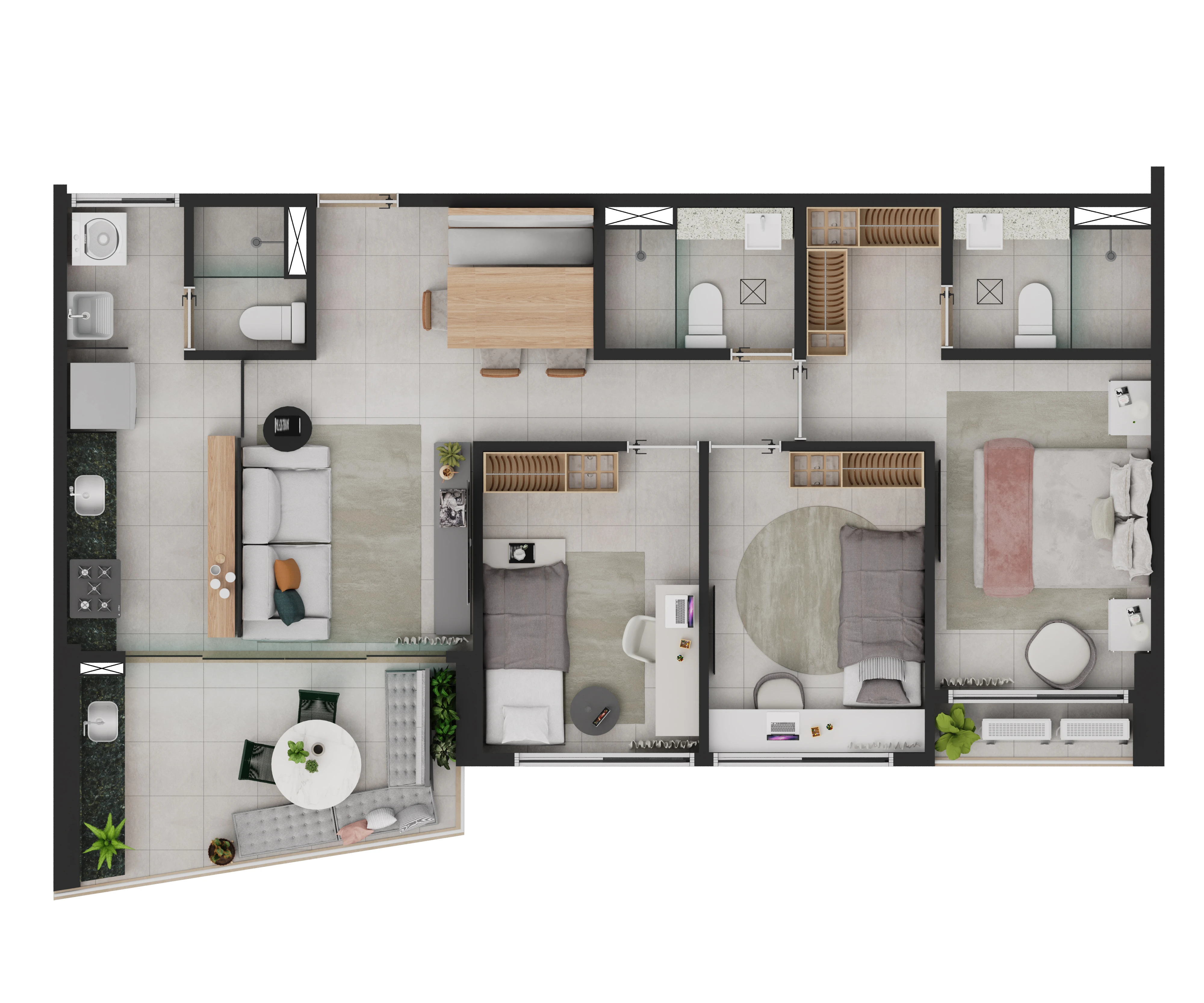 80m²